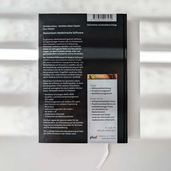 Basiswissen medizinische Software – das "CPMS-Buch" – Bild 2